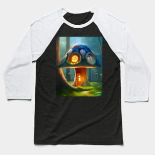 Enchanting Home for Sale (2) - Magic Mushroom House Baseball T-Shirt